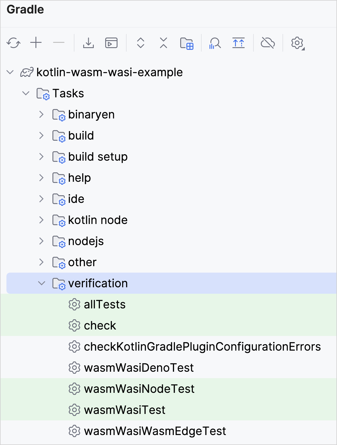 Kotlin/Wasm and WASI test tasks